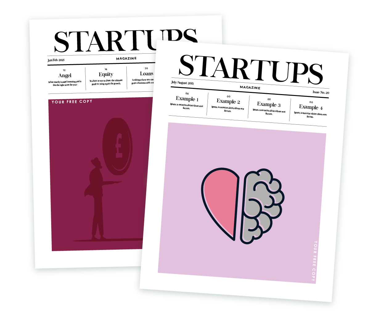 Startup magazine cover issue July August - January February image - Hustle Awards